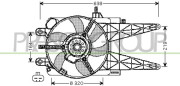FT133F001 Větrák, chlazení motoru PrascoSelection PRASCO