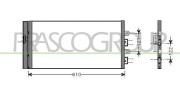 FT340C002 Kondenzátor, klimatizace PrascoSelection PRASCO