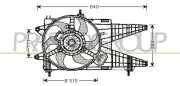 FT340F004 PRASCO ventilátor chladenia motora FT340F004 PRASCO