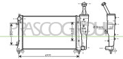 FT350R005 PRASCO chladič motora FT350R005 PRASCO