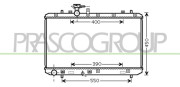 FT360R001 Chladič, chlazení motoru PrascoSelection PRASCO