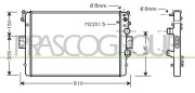 FT926R003 Chladič, chlazení motoru PrascoSelection PRASCO