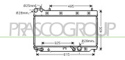 HD322R002 PRASCO chladič motora HD322R002 PRASCO