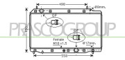 HD826R001 PRASCO chladič motora HD826R001 PRASCO