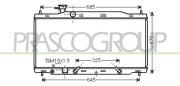 HD828R004 PRASCO chladič motora HD828R004 PRASCO