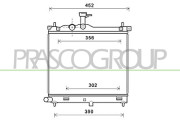 HN002R001 PRASCO chladič motora HN002R001 PRASCO