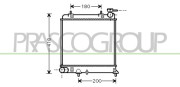 HN016R001 PRASCO chladič motora HN016R001 PRASCO
