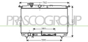 HN021R003 PRASCO chladič motora HN021R003 PRASCO