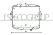 HN920R005 PRASCO chladič motora HN920R005 PRASCO