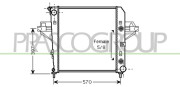 JE011R001 Chladič, chlazení motoru PrascoSelection PRASCO