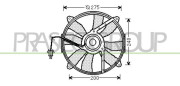 ME025F003 Větrák, chlazení motoru PrascoSelection PRASCO