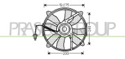 ME025F003 PRASCO ventilátor chladenia motora ME025F003 PRASCO