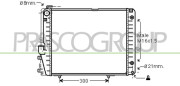 ME031R006 Chladič, chlazení motoru PrascoSelection PRASCO