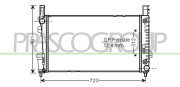 ME324R002 Chladič, chlazení motoru PrascoSelection PRASCO