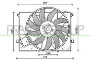 ME522F002 PRASCO ventilátor chladenia motora ME522F002 PRASCO