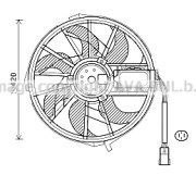 MS7656 Větrák, chlazení motoru PRASCO