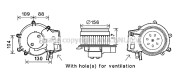 MS8625 PRASCO elektromotor vnútorného ventilátora MS8625 PRASCO