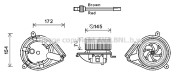 MS8627 PRASCO elektromotor vnútorného ventilátora MS8627 PRASCO