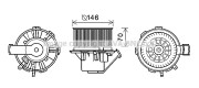 MS8647 PRASCO elektromotor vnútorného ventilátora MS8647 PRASCO