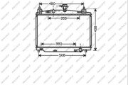 MZ309R002 PRASCO chladič motora MZ309R002 PRASCO