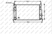 MZ330R002 PRASCO chladič motora MZ330R002 PRASCO