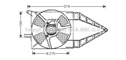 OL7503 PRASCO ventilátor chladenia motora OL7503 PRASCO