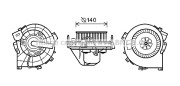 OL8609 Elektromotor, vnitřní ventilátor PRASCO