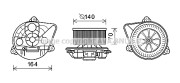 OL8623 PRASCO elektromotor vnútorného ventilátora OL8623 PRASCO