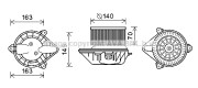 OL8624 PRASCO elektromotor vnútorného ventilátora OL8624 PRASCO