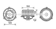OL8674 Elektromotor, vnitřní ventilátor PRASCO