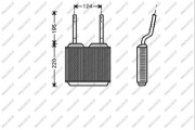 OP013H001 PRASCO výmenník tepla vnútorného kúrenia OP013H001 PRASCO