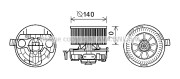 RT8574 PRASCO elektromotor vnútorného ventilátora RT8574 PRASCO