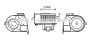 RT8617 PRASCO elektromotor vnútorného ventilátora RT8617 PRASCO