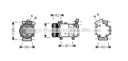 RTK331 Kompresor, klimatizace PRASCO