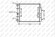 SK320R001 PRASCO chladič motora SK320R001 PRASCO