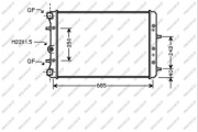 SK320R002 PRASCO chladič motora SK320R002 PRASCO