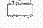 TY283R007 PRASCO chladič motora TY283R007 PRASCO
