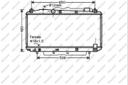 TY283R008 PRASCO chladič motora TY283R008 PRASCO