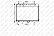 TY325R001 PRASCO chladič motora TY325R001 PRASCO