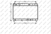 TY325R004 PRASCO chladič motora TY325R004 PRASCO