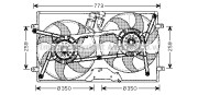 VN7505 PRASCO ventilátor chladenia motora VN7505 PRASCO