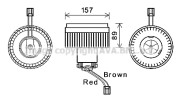 VO8177 PRASCO elektromotor vnútorného ventilátora VO8177 PRASCO