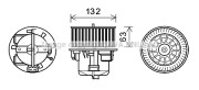 VO8178 Elektromotor, vnitřní ventilátor PRASCO