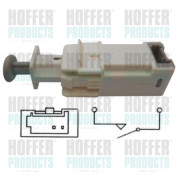 3500084 Spínač brzdového světla HOFFER