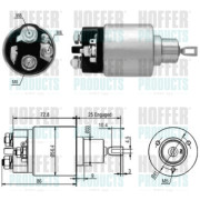 6646010 HOFFER elektromagnetický spínač pre żtartér 6646010 HOFFER