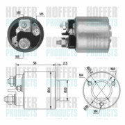 6646015 HOFFER elektromagnetický spínač pre żtartér 6646015 HOFFER