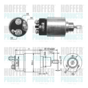 46028 HOFFER elektromagnetický spínač pre żtartér 46028 HOFFER