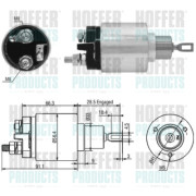 46033 Elektromagnetický spínač, startér HOFFER