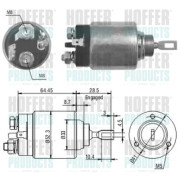 6646071 Elektromagnetický spínač, startér HOFFER