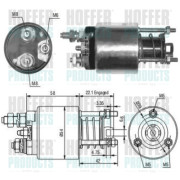 6646077 Elektromagnetický spínač, startér HOFFER